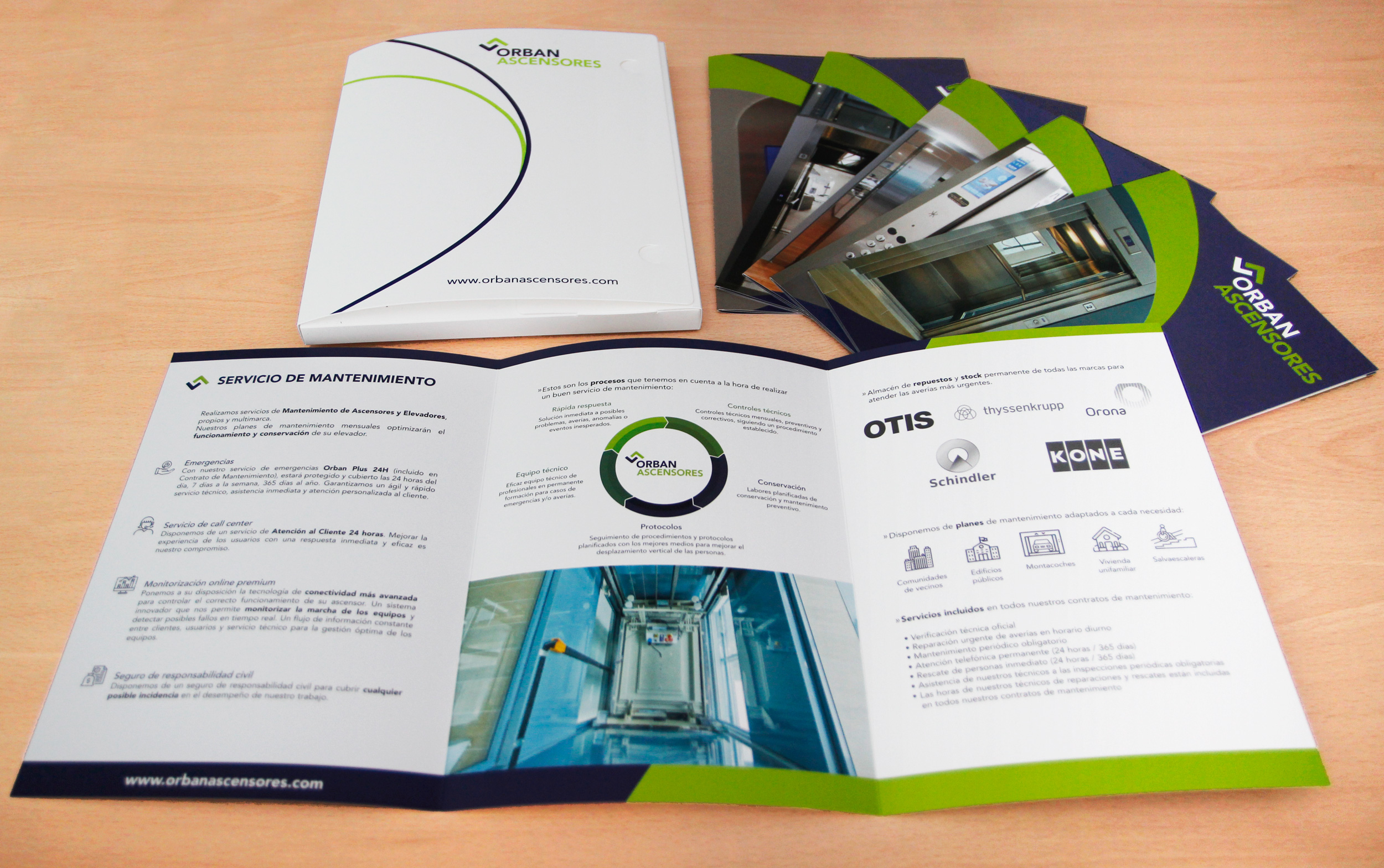 motiva agencia comunicacion diseno grafico tripticos bizkaia ascensores