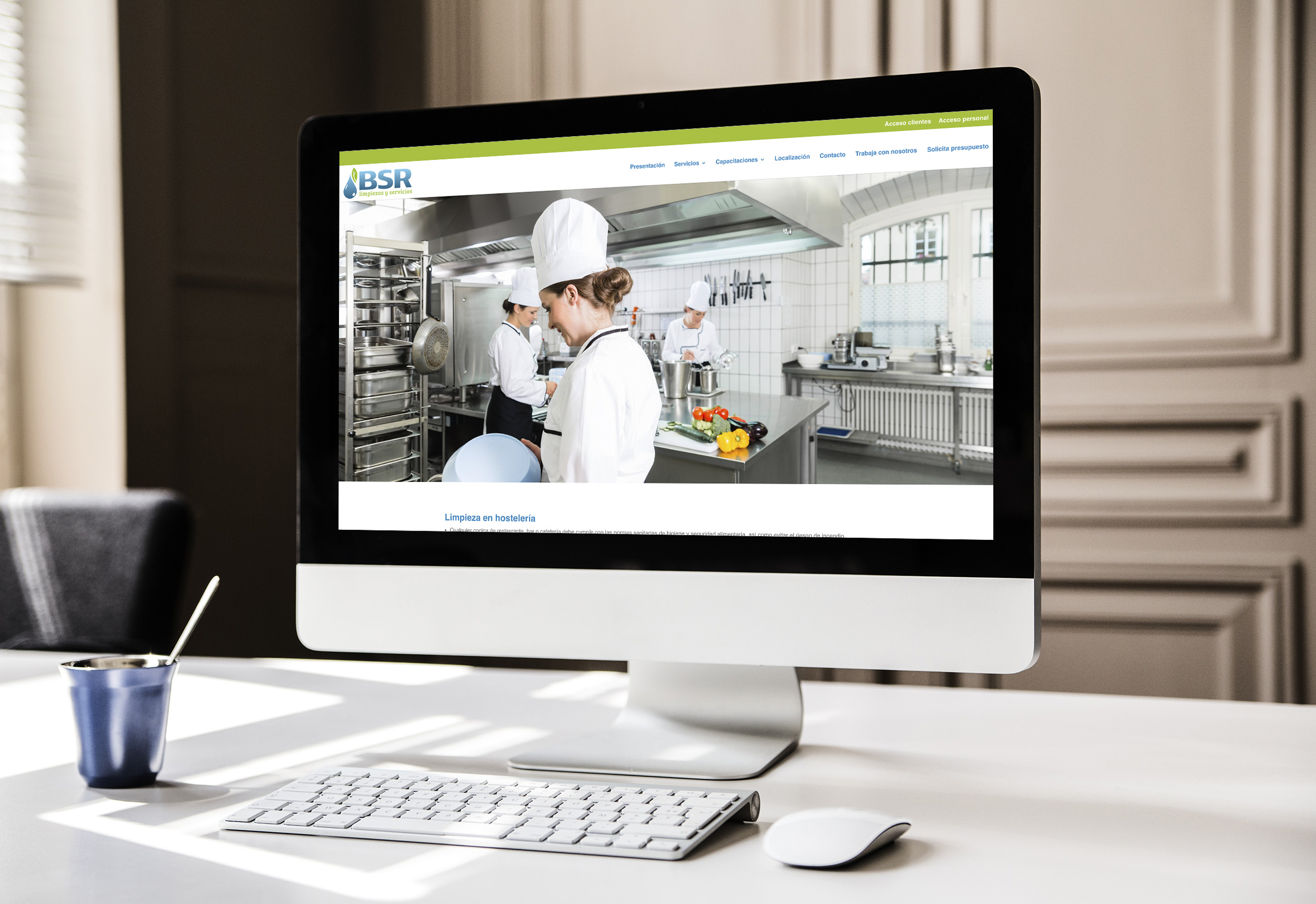 motiva agencia comunicacion online web BSR limpiezas