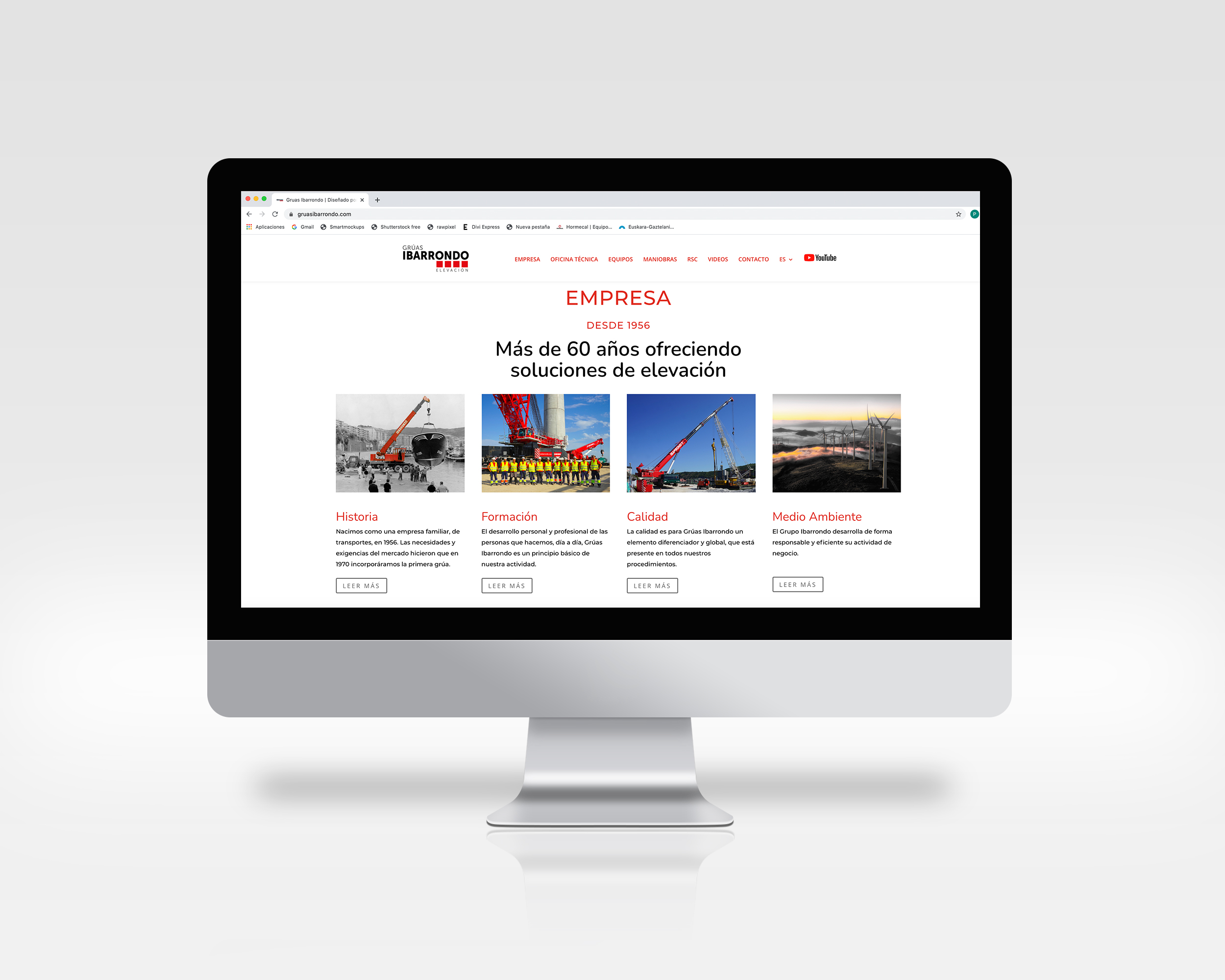 motiva agencia comunicacion web gruas ibarrondo