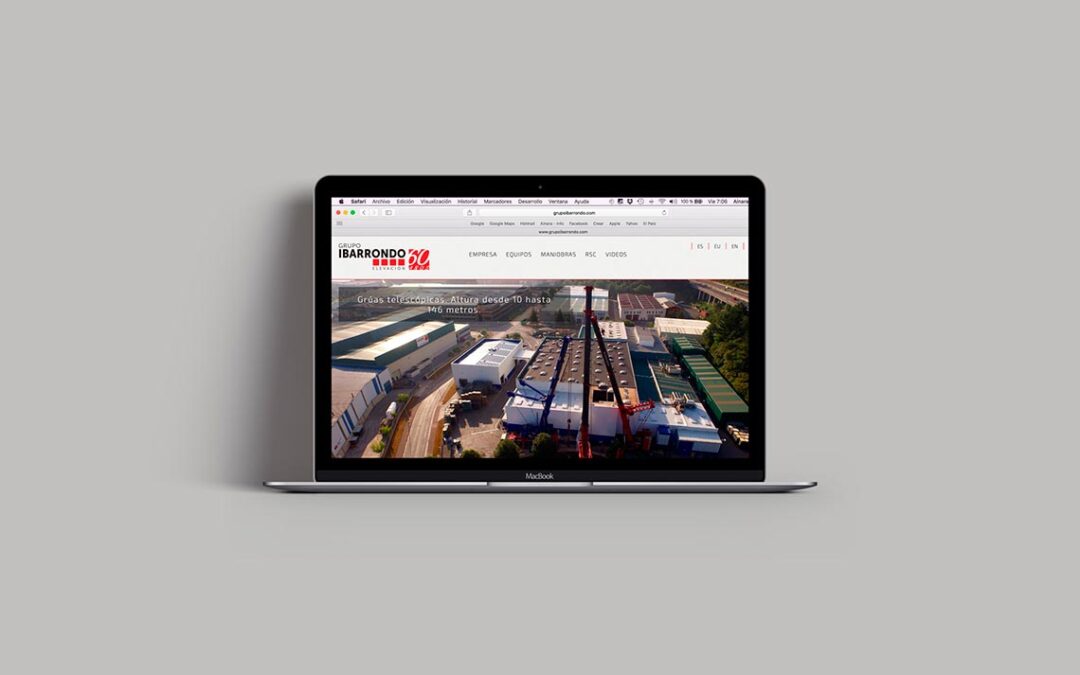 Web Corporativa · Grupo Ibarrondo